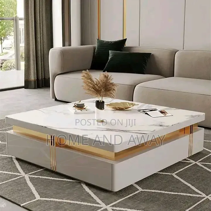 Square Shape Low Marble Top Center Tables in Any Colour From 700,000/-