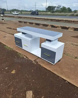 Tv Stand/Tv Stand White and Gray Colour