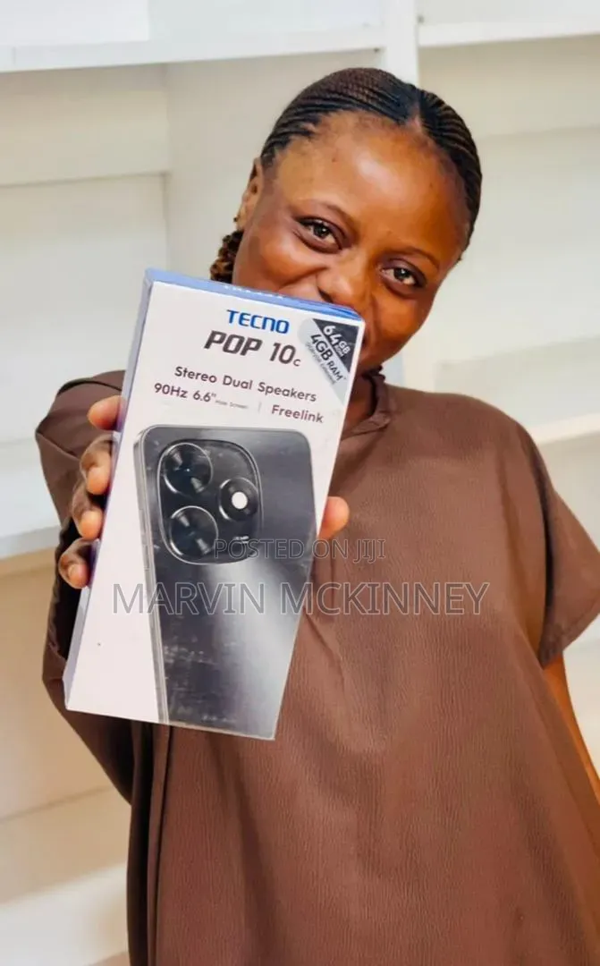 New Tecno Pop 10C 64 GB Black