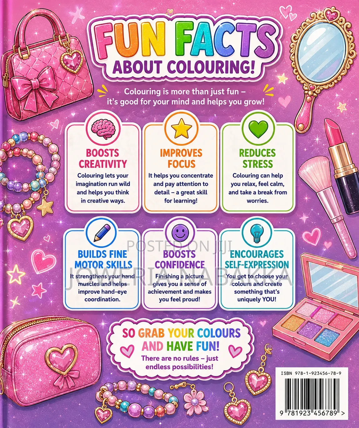 Girls Animated Colouring Book