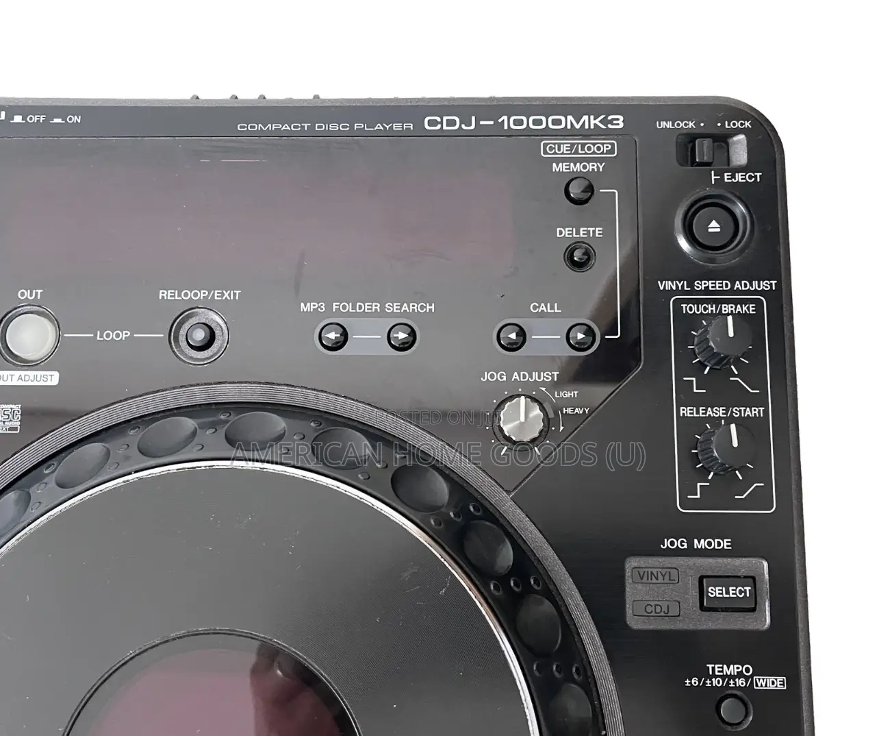 Pioneer CDJ-1000mk3 Pair Dj Cd Player Set Mp3 Hot Cue Vinyl Mode Black