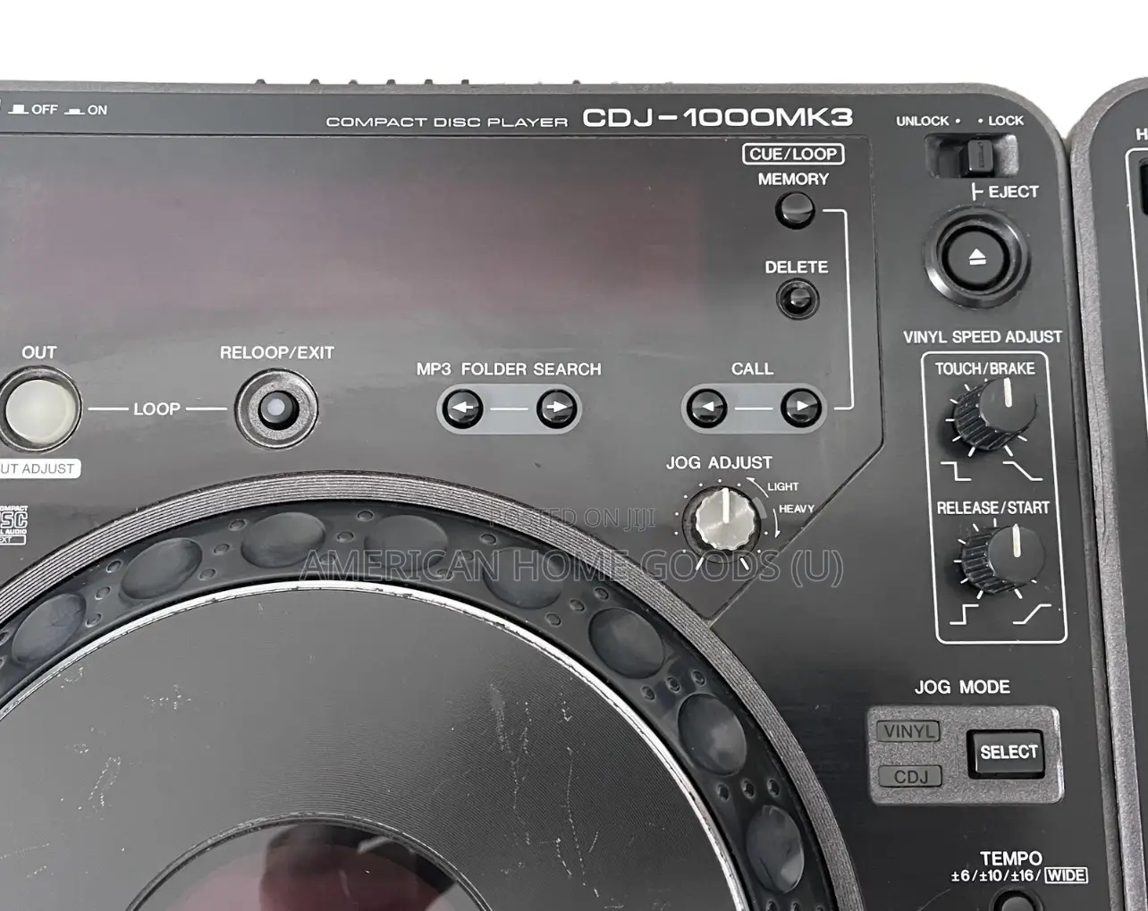 Pioneer CDJ-1000mk3 Pair Dj Cd Player Set Mp3 Hot Cue Vinyl Mode Black