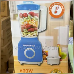 Globalstar Blender With a 1.5-Liter Capacity and a 600w Motor.