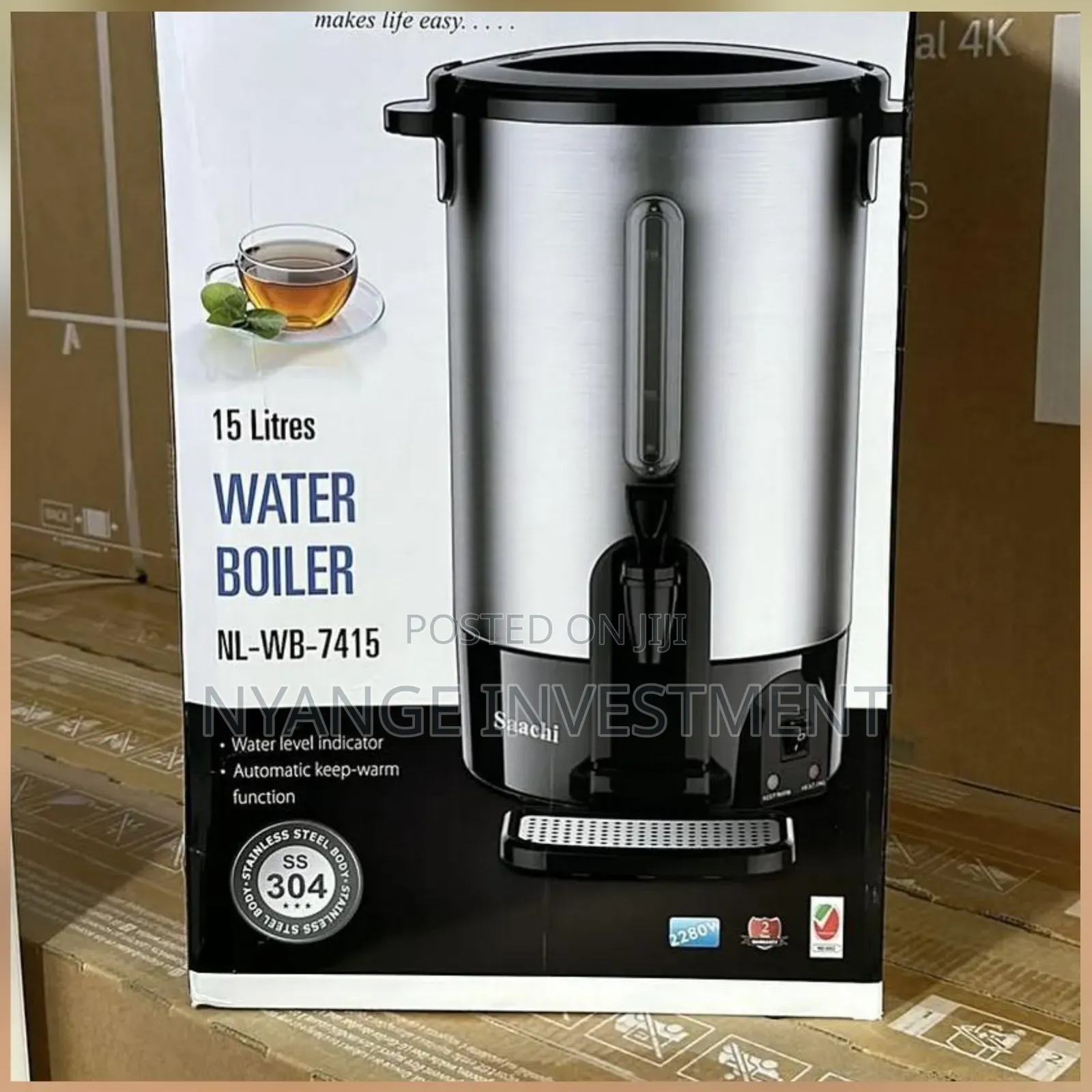 Saachi 15l Water Boiler (Nl-Wb-7415). Water Boiler