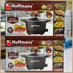 Hoffmans 9l Multifunctional Electric Hot Pot, Model Hm-3060.  Pot