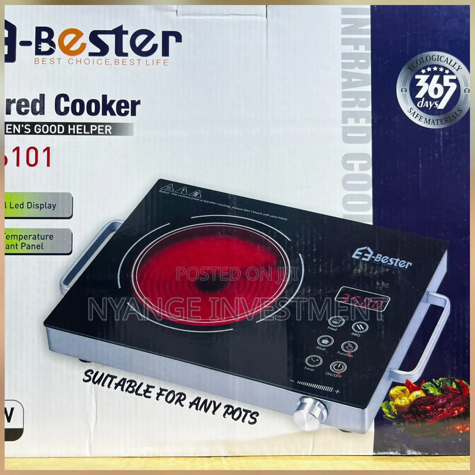 E-Bester Ee-6101 3500w Infrared Cooker. Infrared Cooker