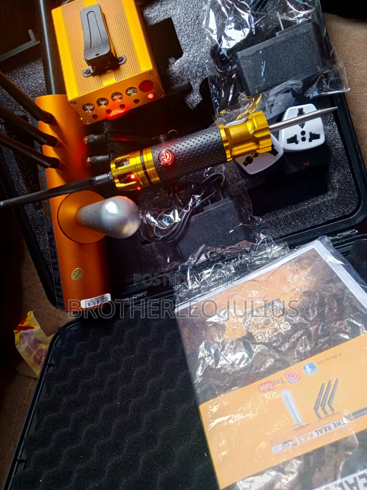 American/ Israel Technology Gold Metal Detector Lr-dr Long Range.
