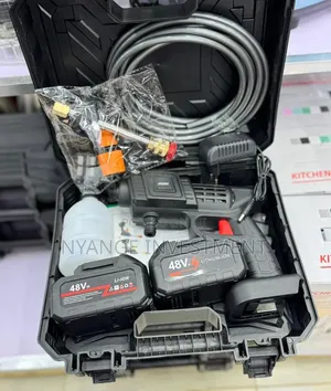 Cordless High-pressure Car Washer With 2 48v Batteries.Pressure Washer