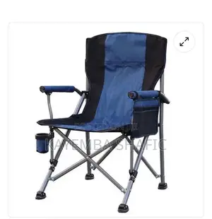 : Heavy Duty Folding Camping Chair - Oversized Picnic Lawn Chair