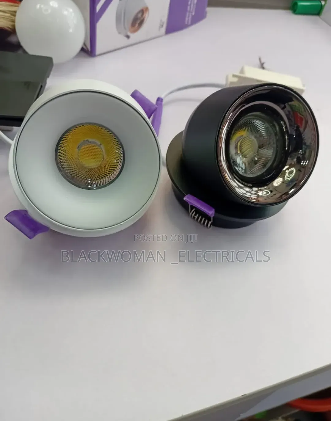 7w Recessed Rotating Spotlights Changing Warm, White and Warmwhite
