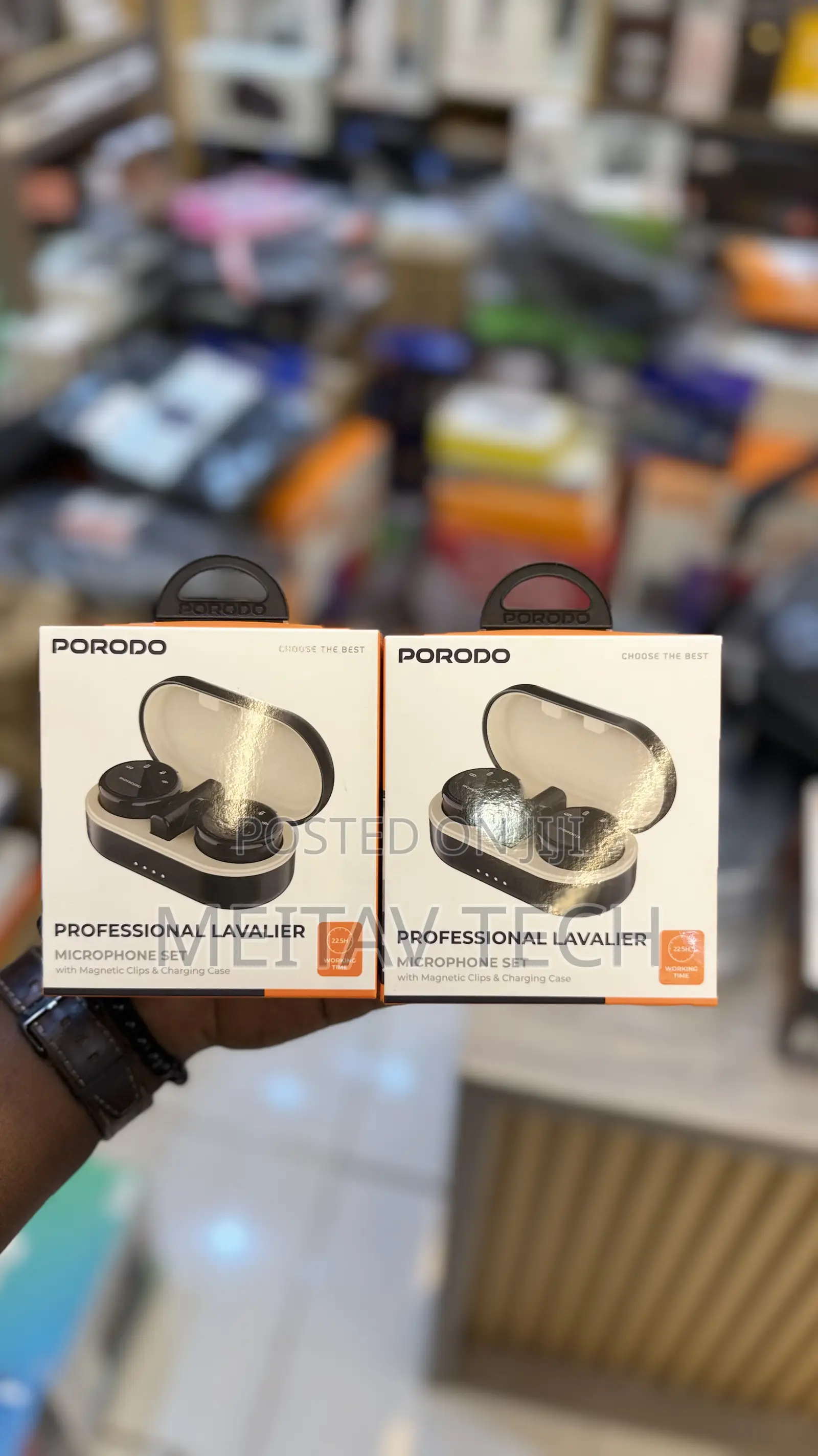 Porodo Lavalier Dual Microphones