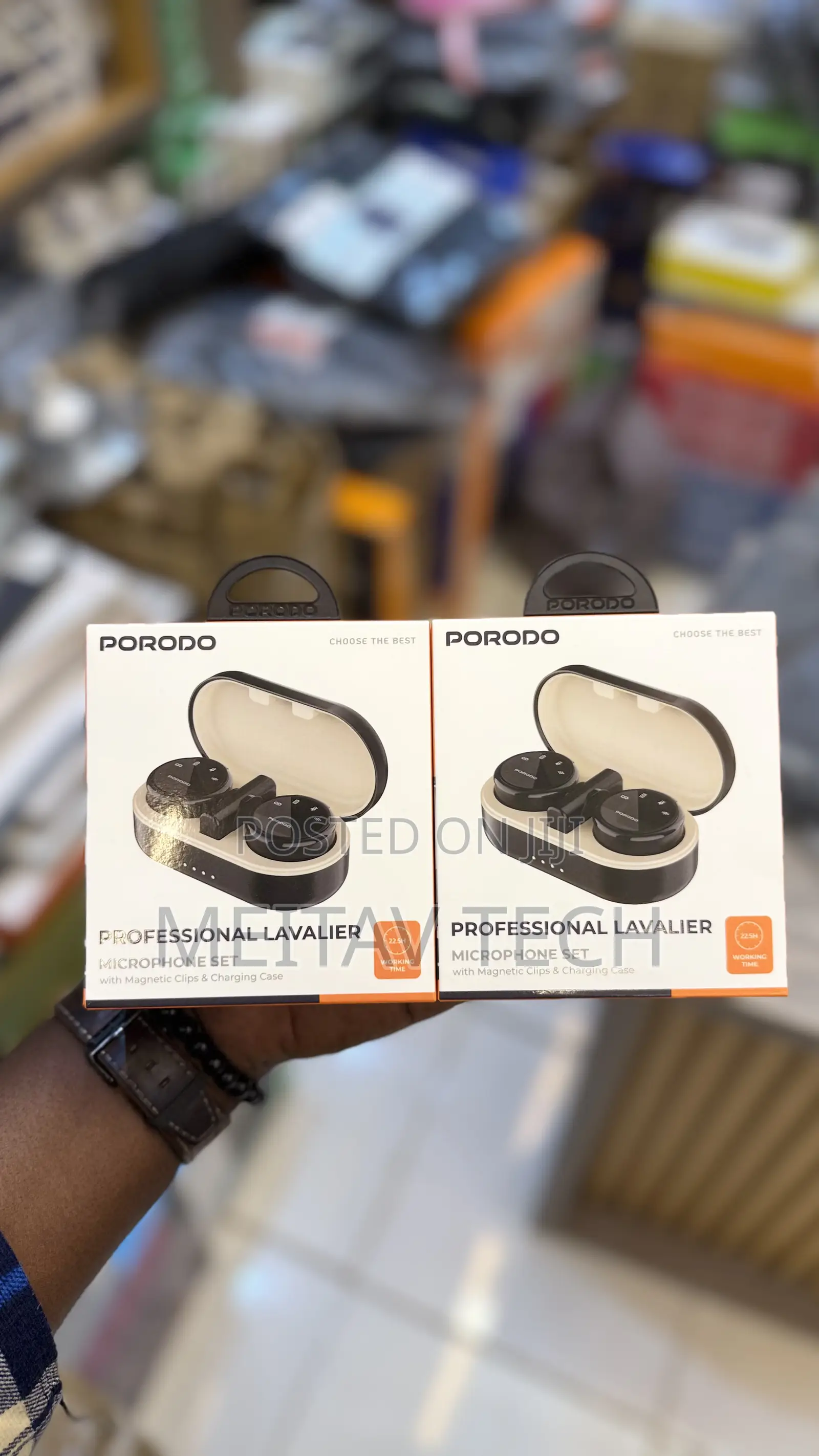 Porodo Lavalier Dual Microphones