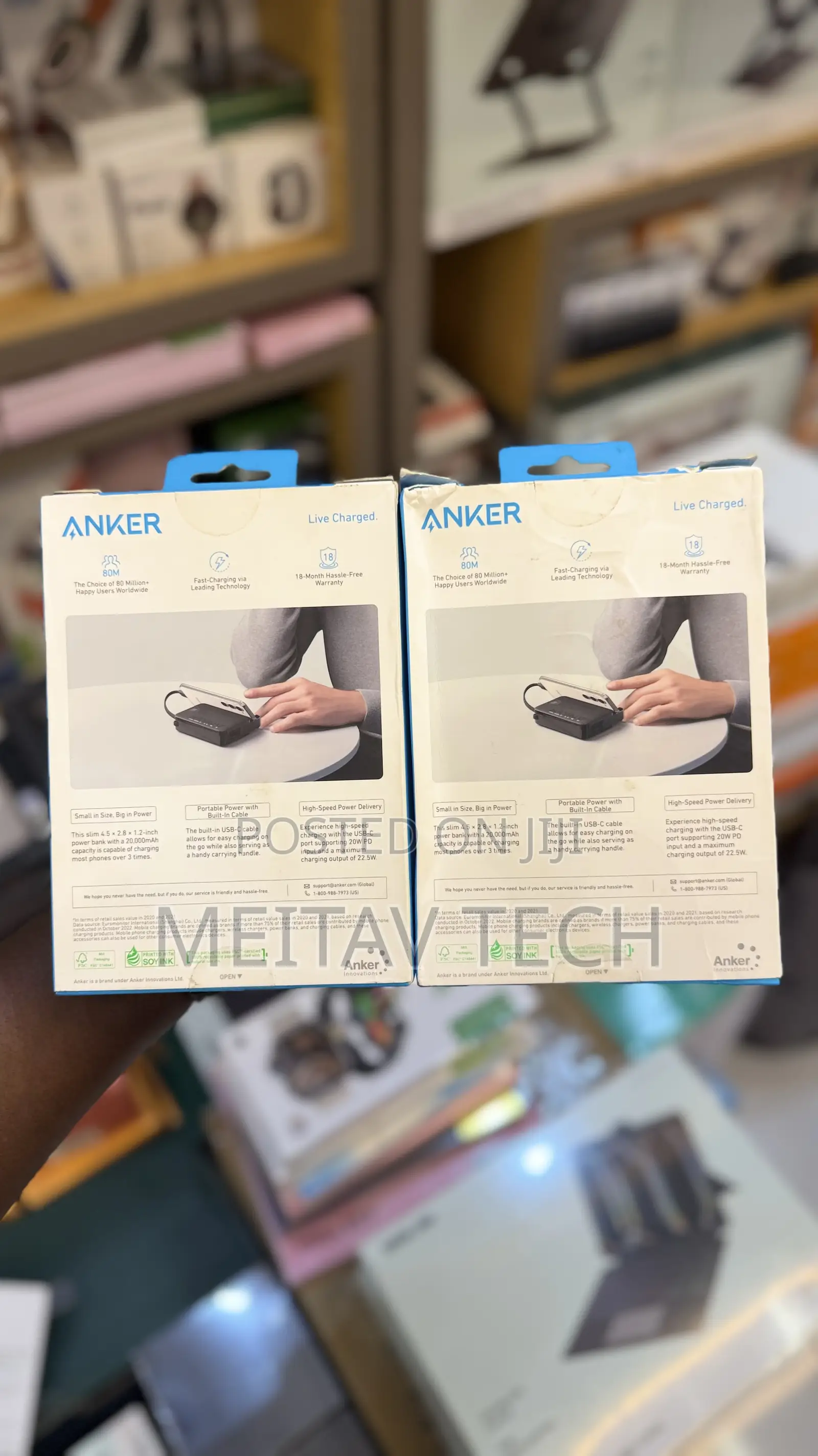 Anker 335 20,000mah 22.5w Power Bank