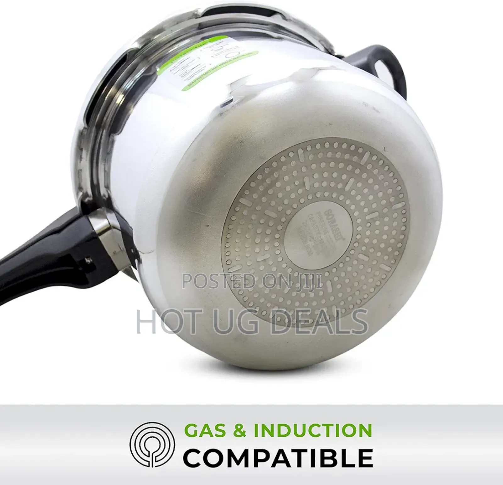Sonashi 7.5l Pressure Cooker – Heavy-Base With Whistling Valve