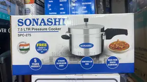 Brand New 7.5 Litres Sonashi Pressure Cooker With Handle Available