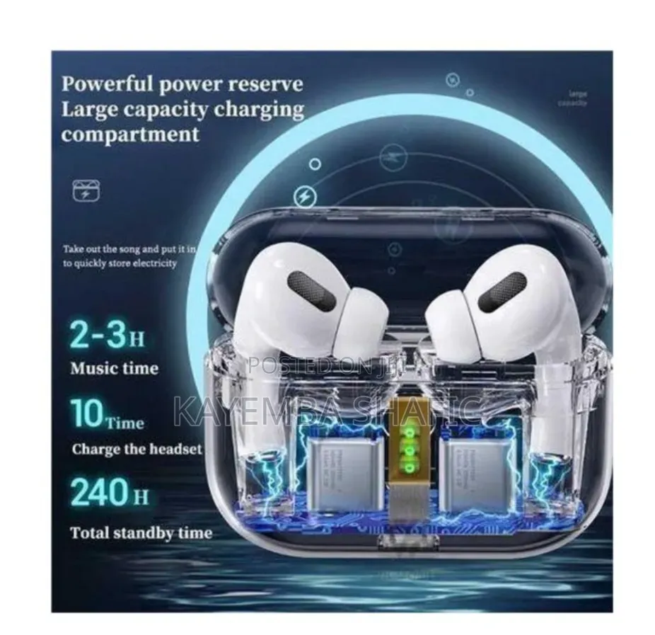 Airpods Pressure Free Bluetooth Waterproof Noise Reduction Headsets