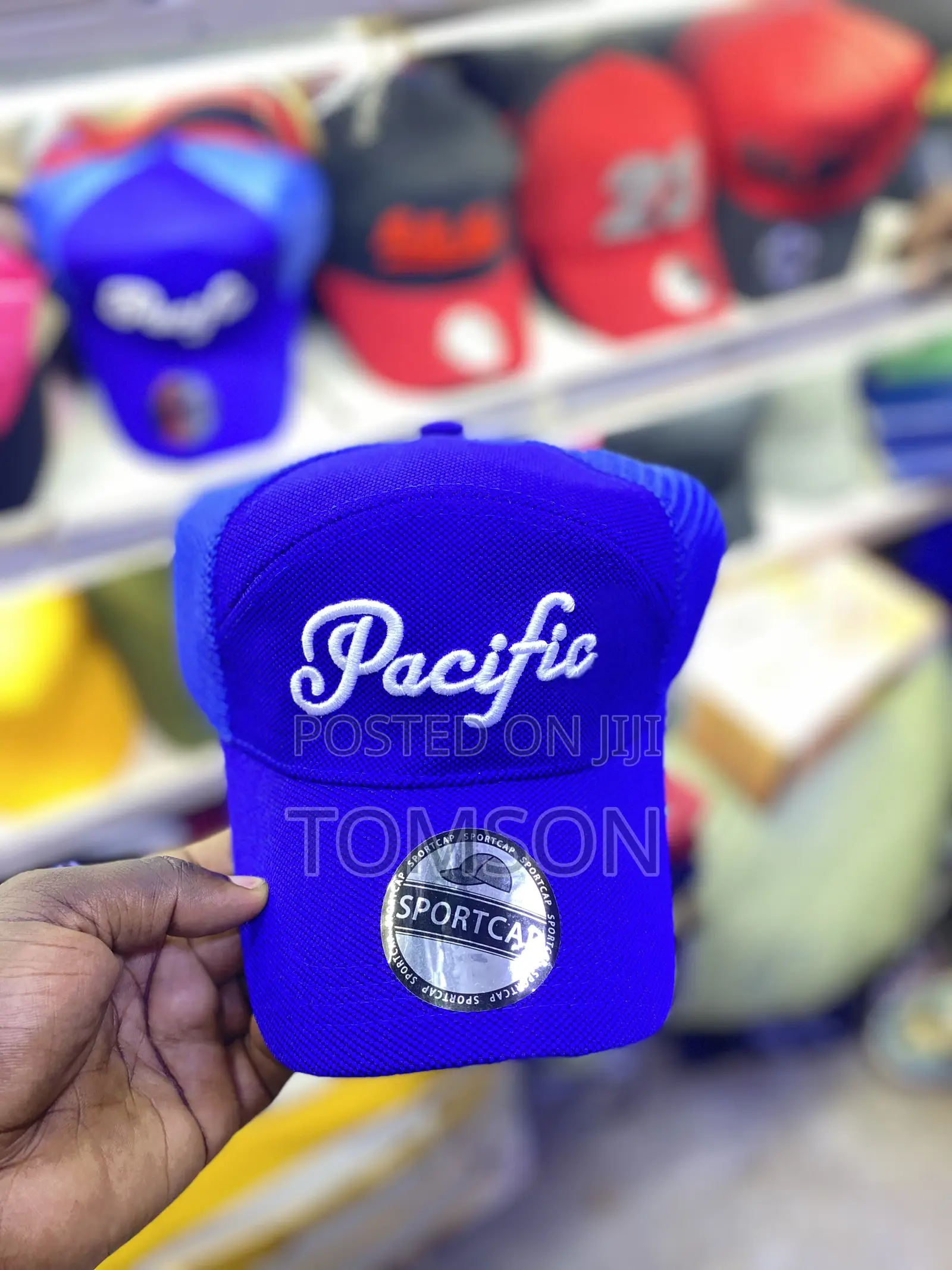 Unisex Royal Blue Mesh Trucker Cap (Adjustable Snapback)