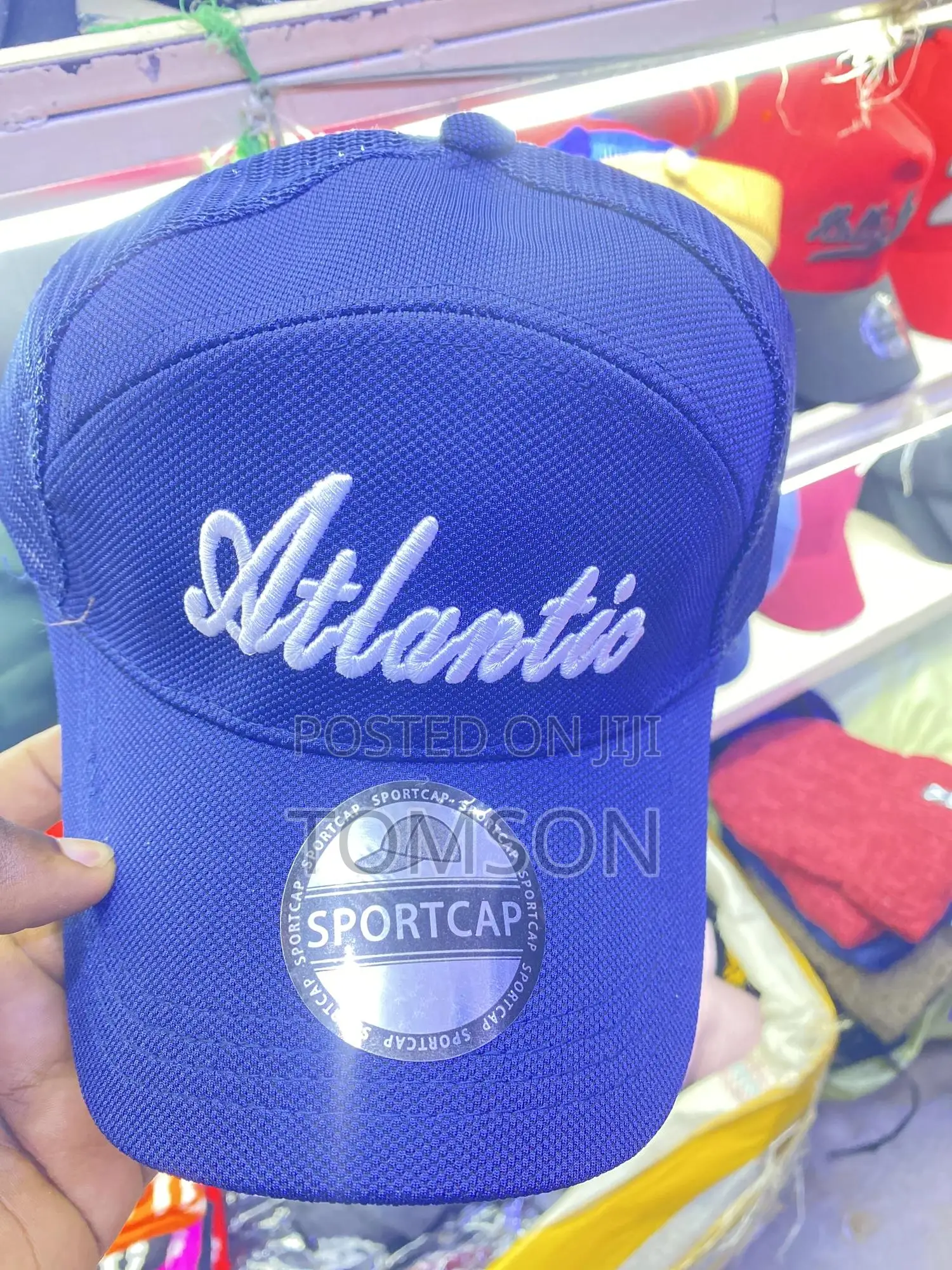 Unisex Royal Blue Mesh Trucker Cap (Adjustable Snapback)