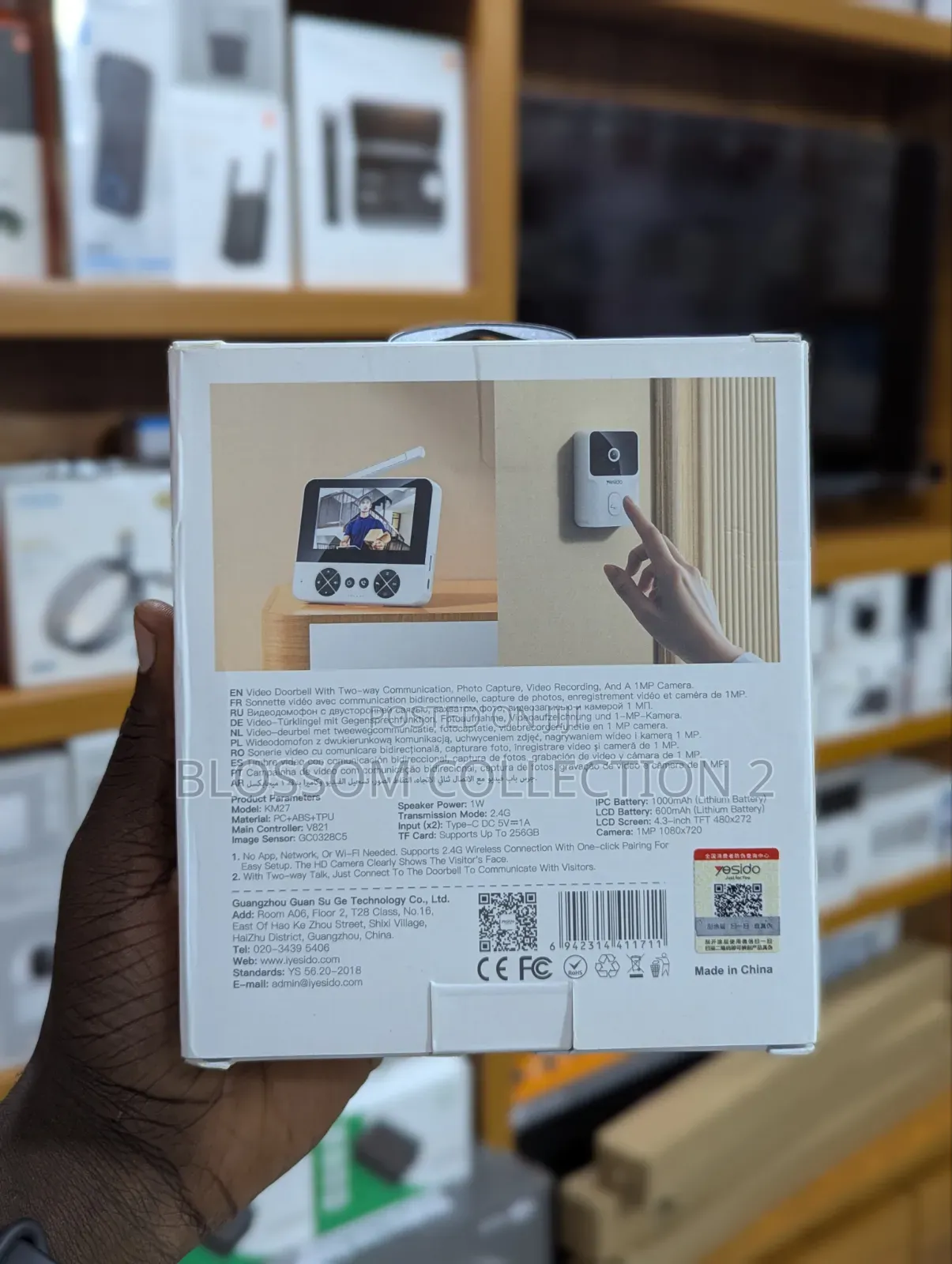 Yesido Km27 Wireless Video Doorbell