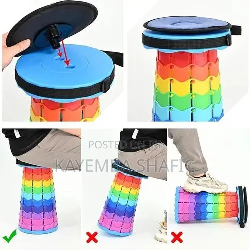 Portable Foldable Tescopic Stool