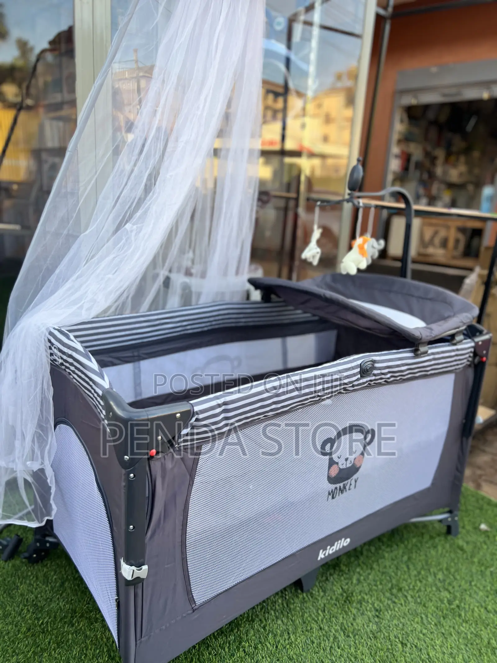 Baby Bed With Net – Infant Travel Crib With Net Shield
