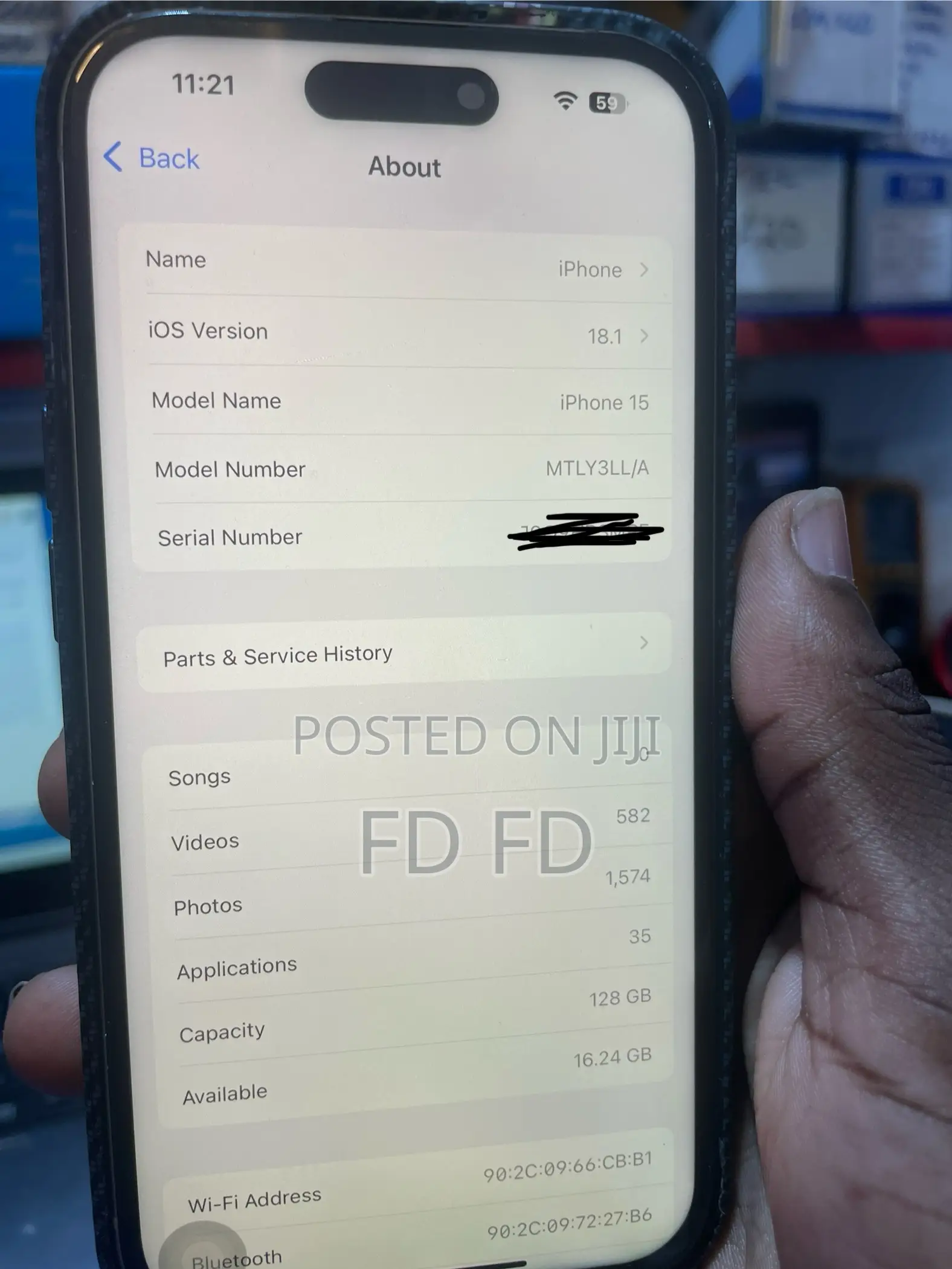 Apple iPhone 15 128 GB White