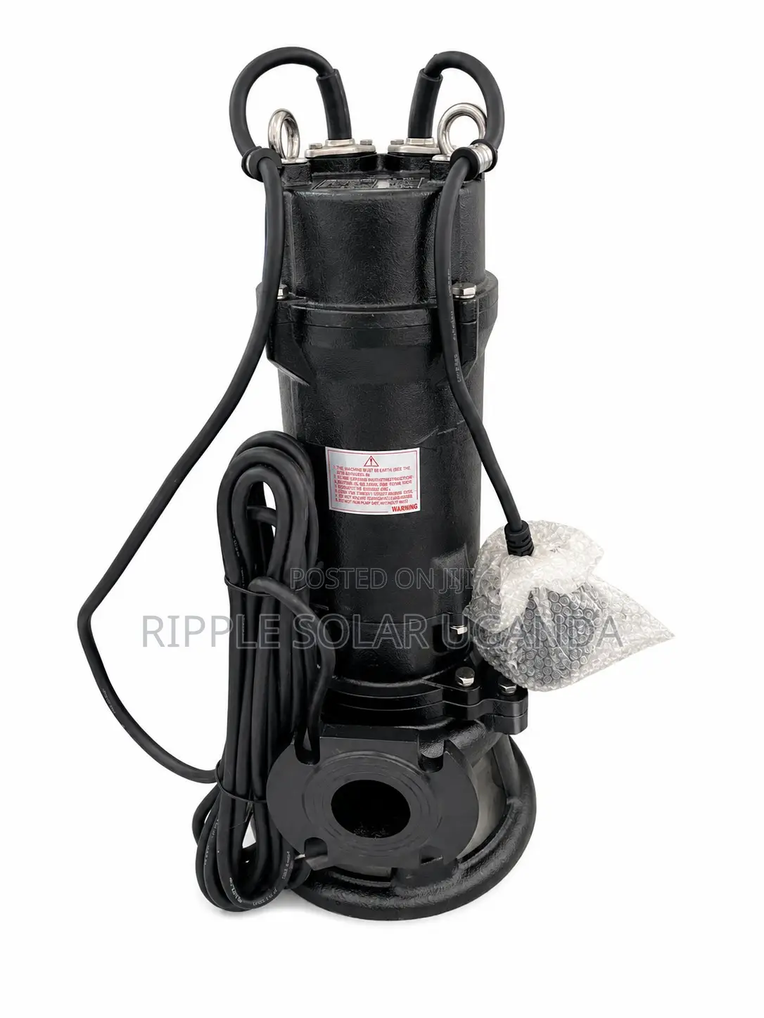 1500w Ac Grinder Sewage Pump 15m Head Heavy Duty Submersible