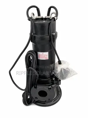 1500w Ac Grinder Sewage Pump 15m Head Heavy Duty Submersible