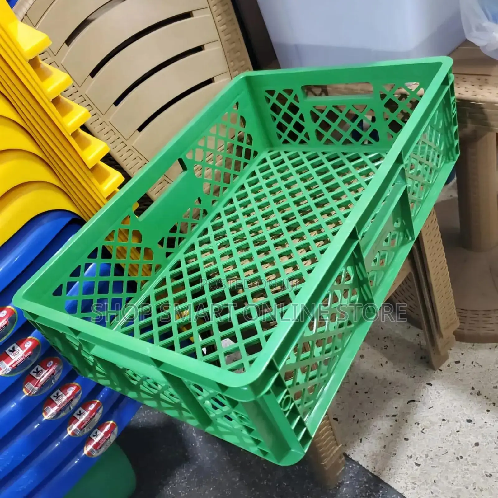 Organized Plastic Crates Plastic Crates