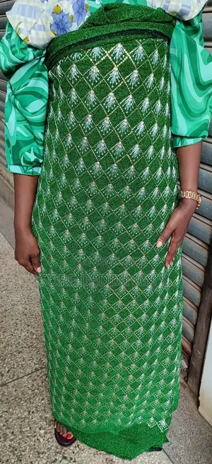 Zai Green Gomesi Fabric