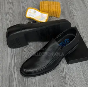 Franco Pure Leather Black Loafer