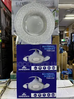 18-Inch Invisible Socket Fan Luz Ceiling Light