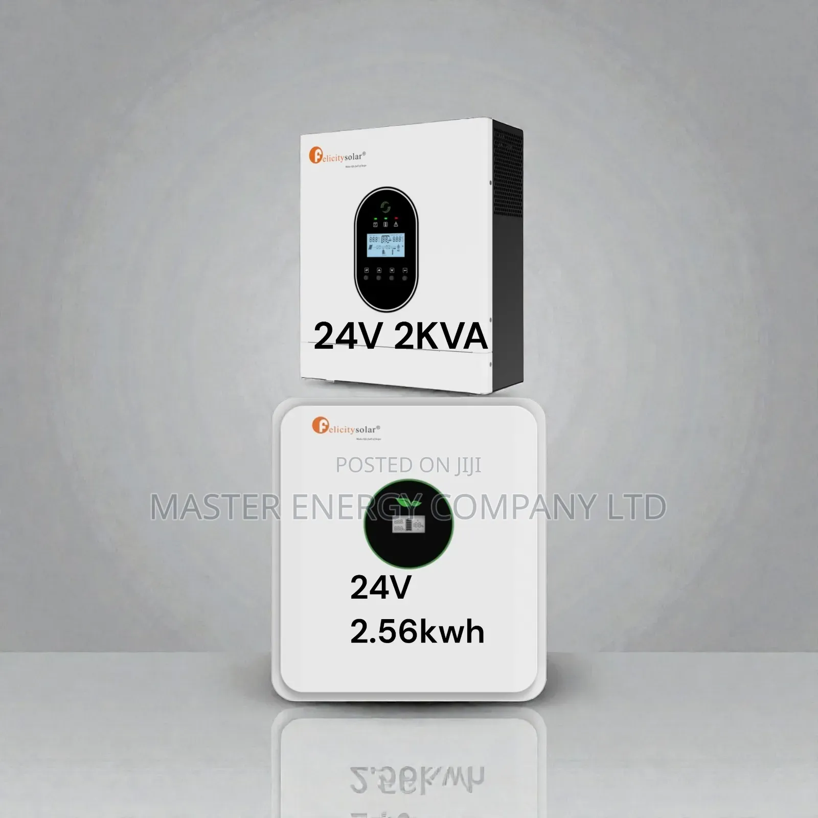 2kva 24v Hybrid and 2.56kwh Lithium Ion Battery Backup System JHGG