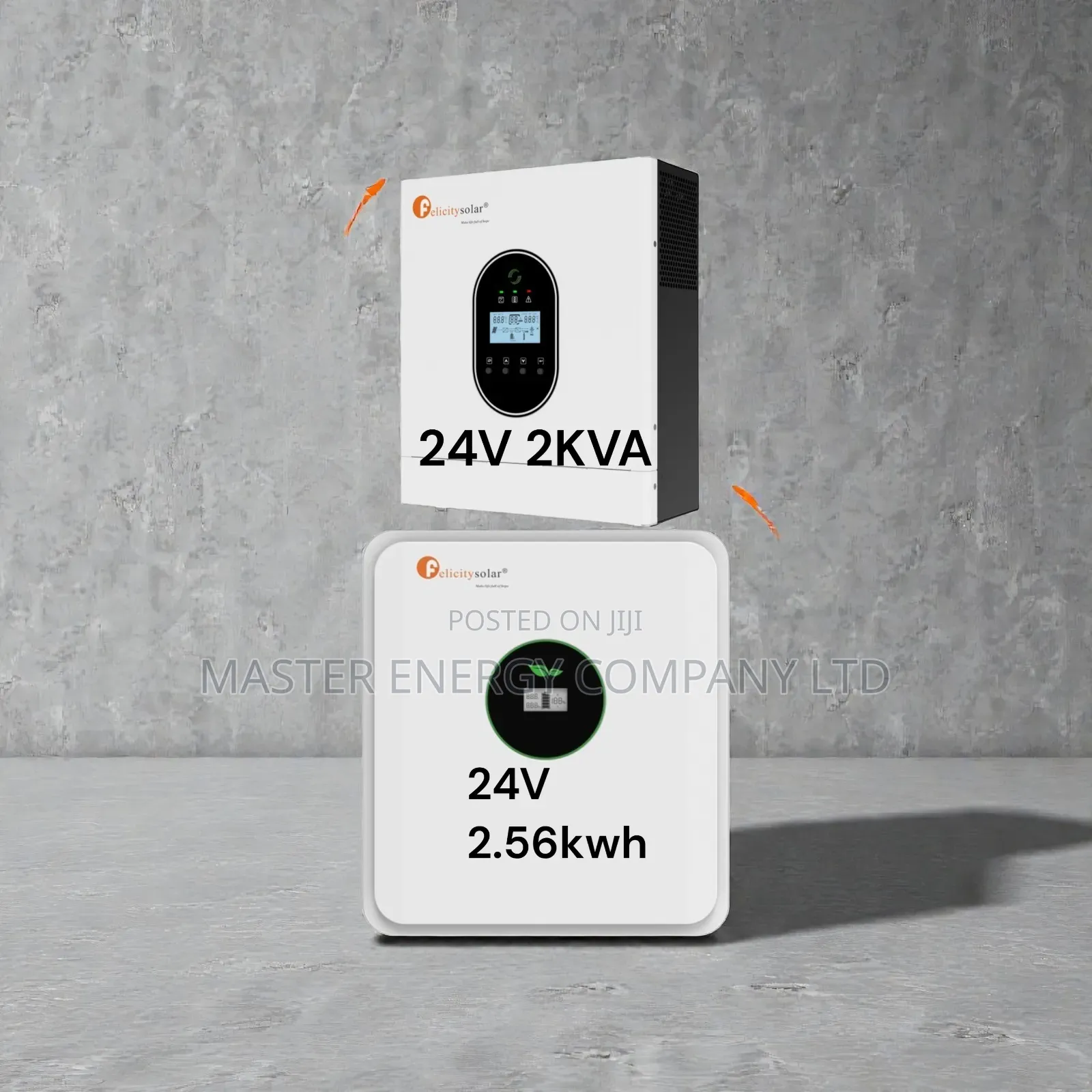 2kva 24v Hybrid and 2.56kwh Lithium Ion Battery Backup System Jiausu