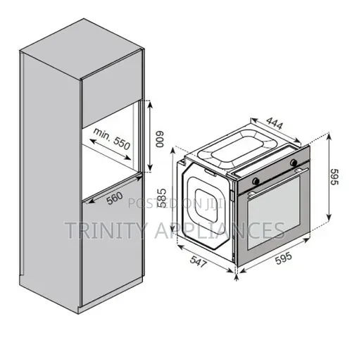 Mika Built in Oven, 60cm, 73l, Steam Art Air Frier), Convection