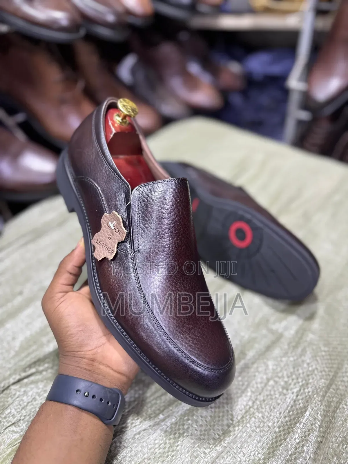 Original G Leather Slip on Loafers