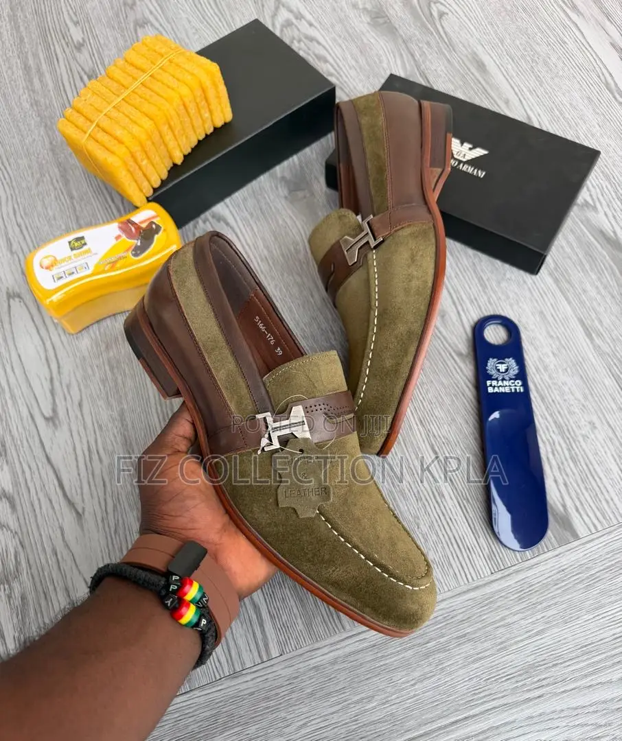 Franco Suede Green Loafer