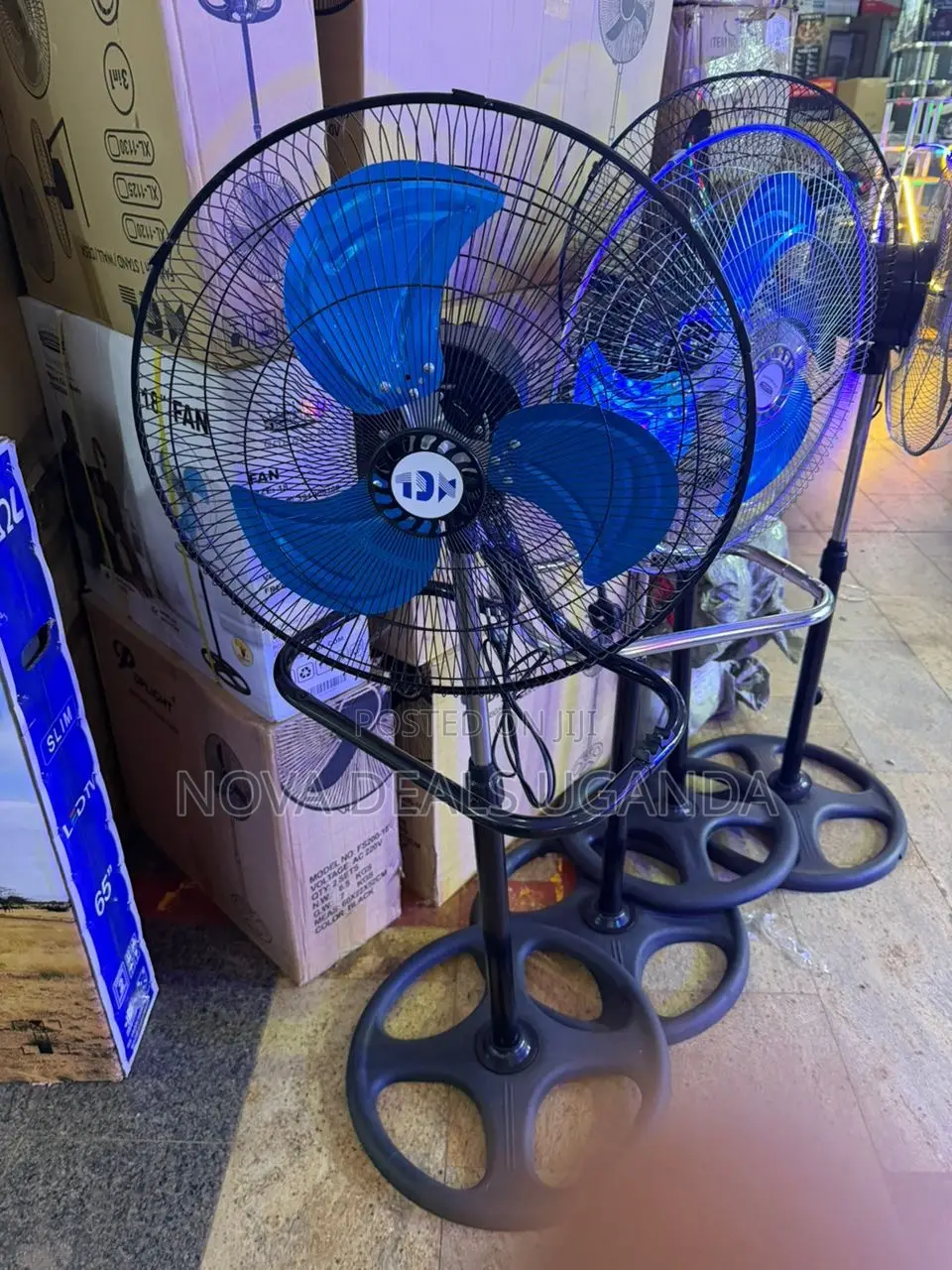 XCL 3-In1 Standing Fan 50cm Heavy Duty Adjustable Floor Wall Table Fan