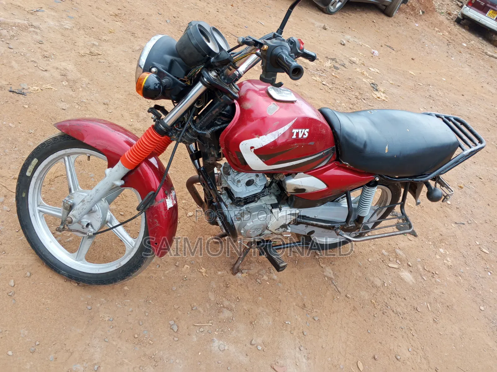 TVS HLX 125 2015 Red