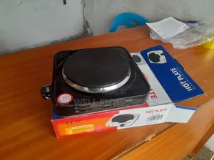 Single Solid Hotplate - Black