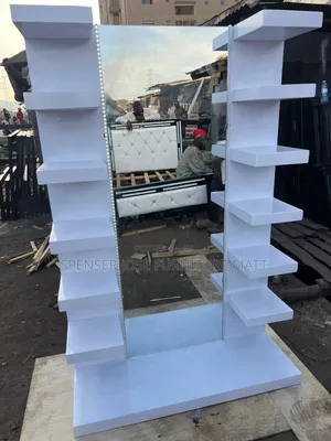 Twe in One Dressing Mirror/Shoe Rack With Led