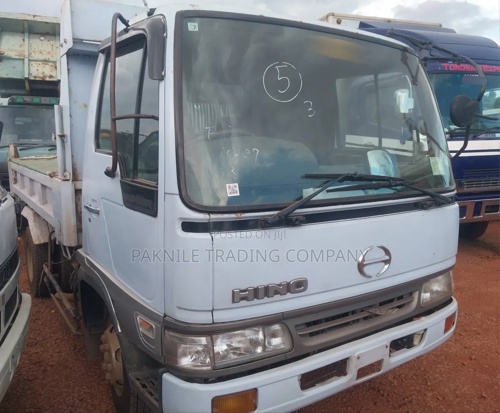 Hino 4 Ton Dump Truck White
