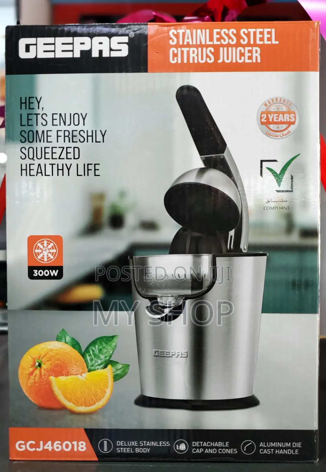 Electric Citrus Juicer Machine - Fresh Orange Lemon Juice Maker
