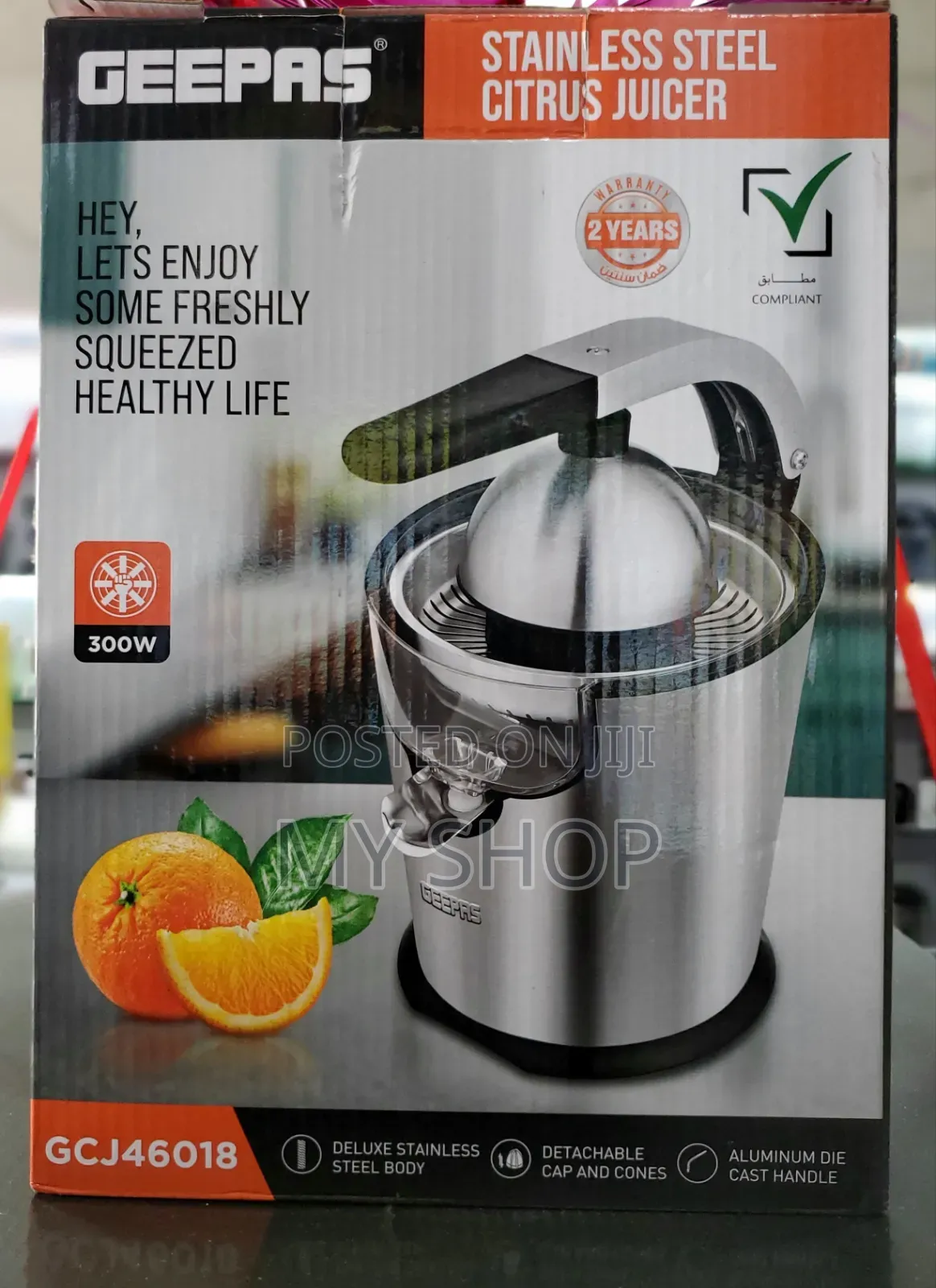 Electric Citrus Juicer Machine - Fresh Orange Lemon Juice Maker