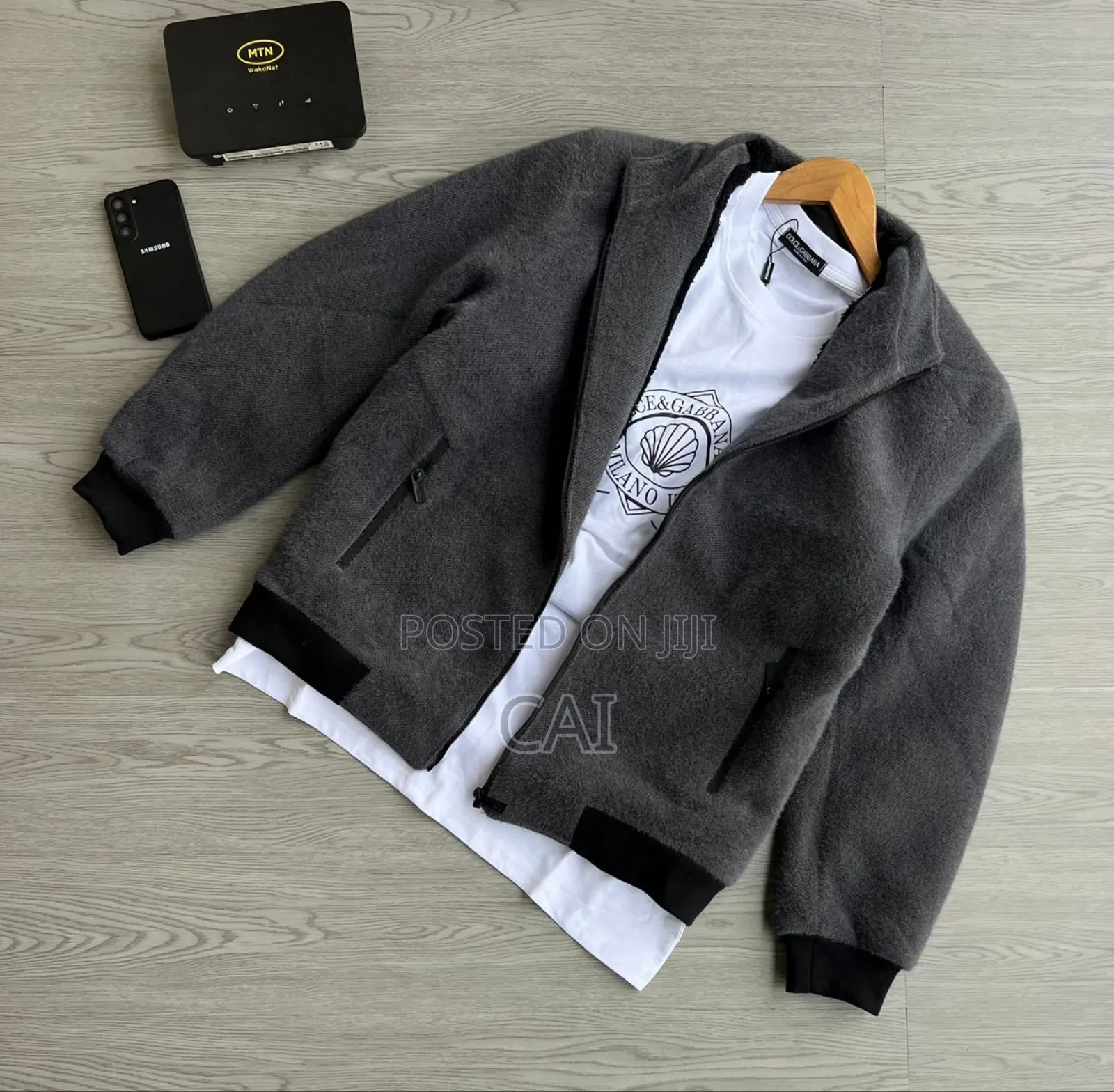 Casual Textured Jackets. Neutral Colours