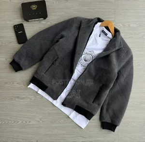 Casual Textured Jackets. Neutral Colours
