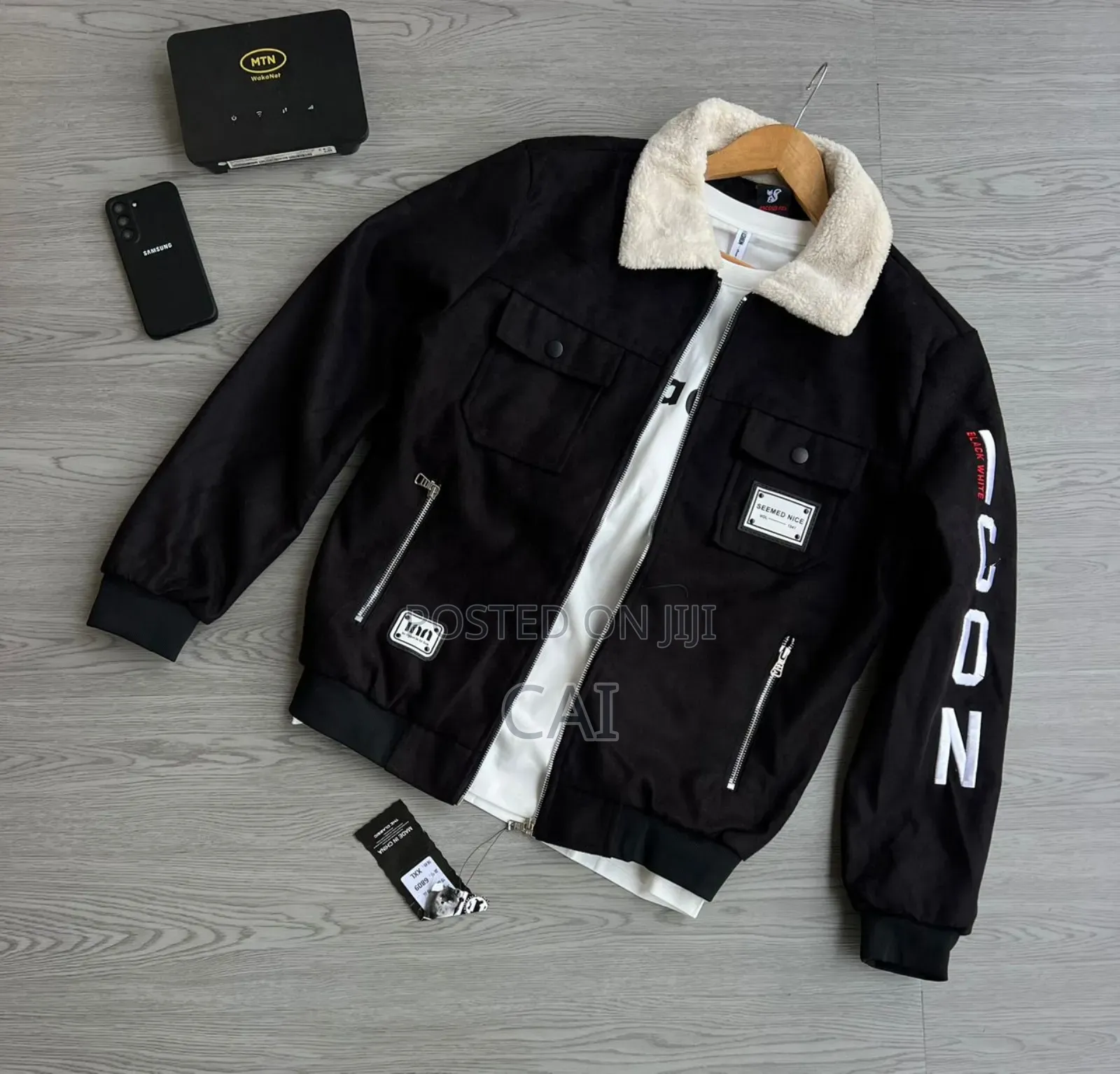 Casual Textured Jackets. Neutral Colours