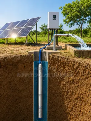 7500w Solar Borehole Pump 250m Head Deep Well Water Pump
