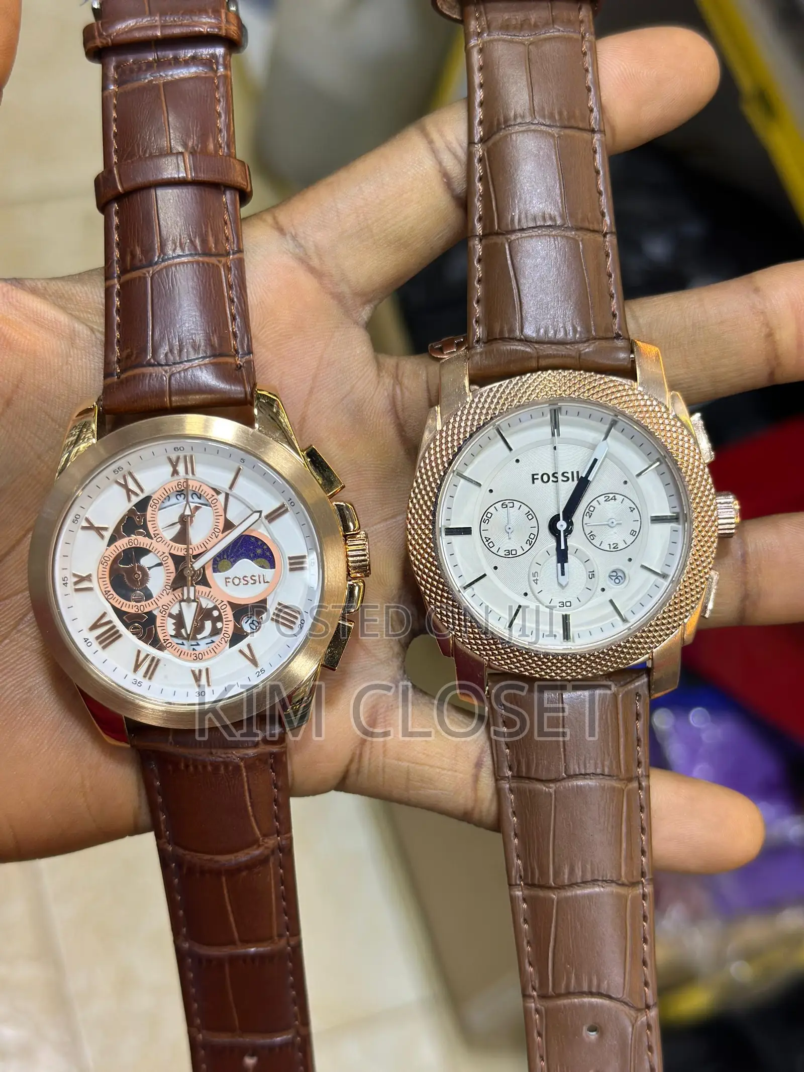 Mens Watch Leather (Fossil)