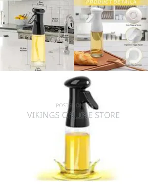 200ml Glass Cooking Vinegar Oil Sprayer Dispenser Bottle